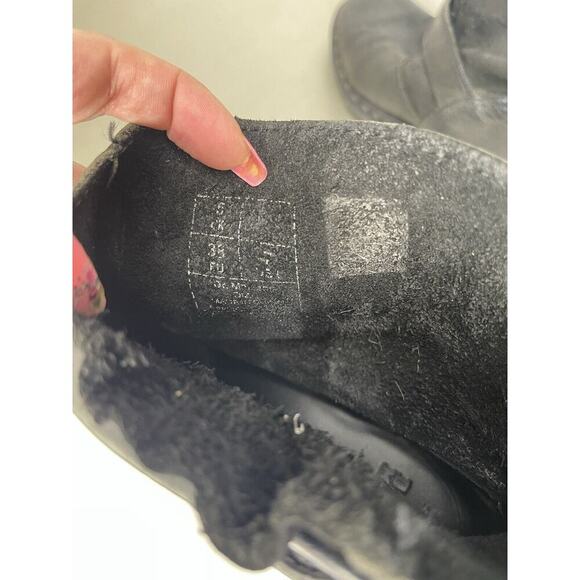 Dr Martens Moto Boots Black Leather Distressed Women’s 38 US 7 - Picture 6 of 6